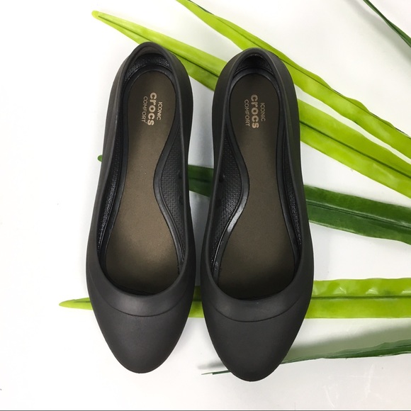 CROCS Shoes - Iconic Crocs Comfort Lina Flats brown